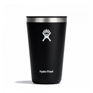 Hydro Flask 16 oz All Around™ Tumbler Black | PXGE-31824