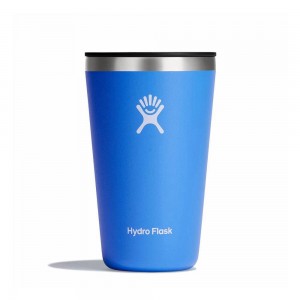 Hydro Flask 16 oz All Around™ Tumbler Cascade Blue | UJDC-90842