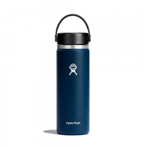 Hydro Flask 20 oz Wide Mouth: 20 oz Insulated Water Bottle Indigo | TZEF-73264