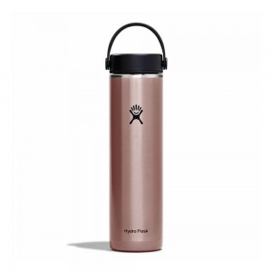 Hydro Flask 24 oz Lightweight Wide Mouth Trail Series™ Water Bottle Obsidian Brown | DNSR-50468