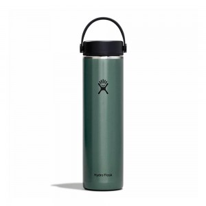 Hydro Flask 24 oz Lightweight Wide Mouth Trail Series™ Water Bottle Serpentine Green | ZBHF-14856