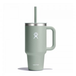 Hydro Flask 32 oz All Around™ Travel Tumbler Agave Green | TMIH-84209