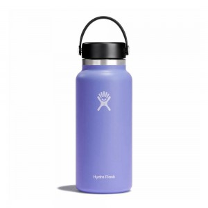 Hydro Flask 32 oz Wide Mouth: 32 oz Insulated Water Bottle Lupine Purple | WHGS-83740