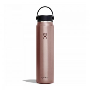 Hydro Flask 40 oz Lightweight Wide Mouth Trail Series™ Water Bottle Quartz | XAMK-71352