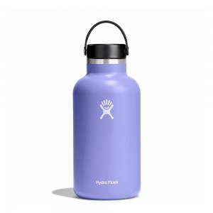 Hydro Flask 64 oz Wide Mouth: 64 oz Insulated Water Bottle Lupine Purple | FBUH-25479