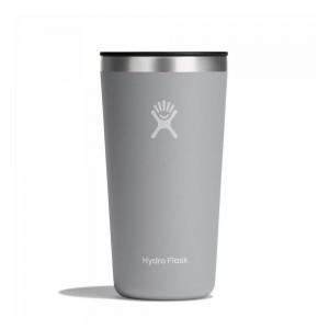 Hydro Flask All Around 20 oz Cup Birch Grey | XIKJ-95473