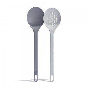 Hydro Flask Serving Spoons Outdoor Kitchen Birch Grey | RXZA-09178