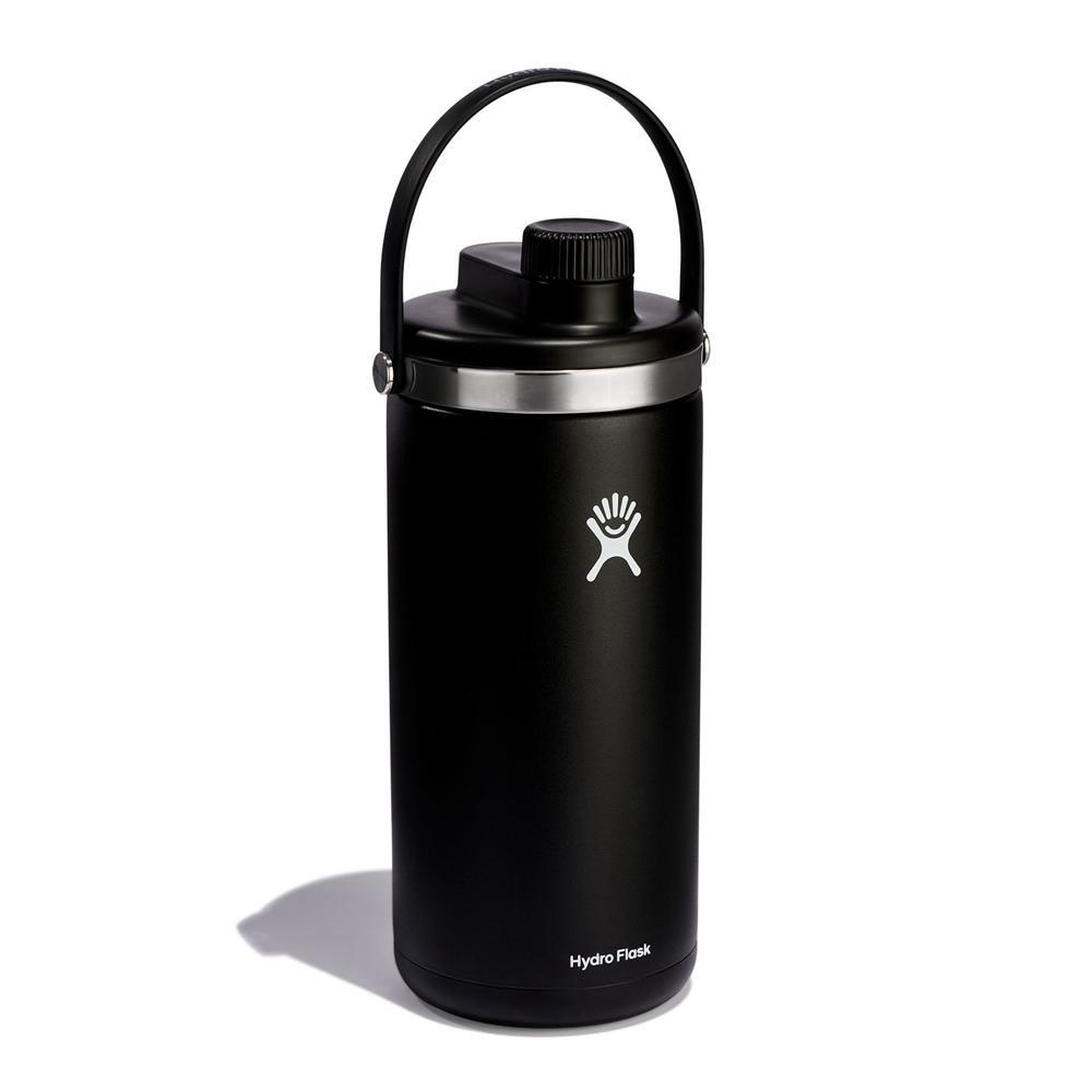 Hydro Flask 128 oz Water Bottle Black | KXPQ-51063