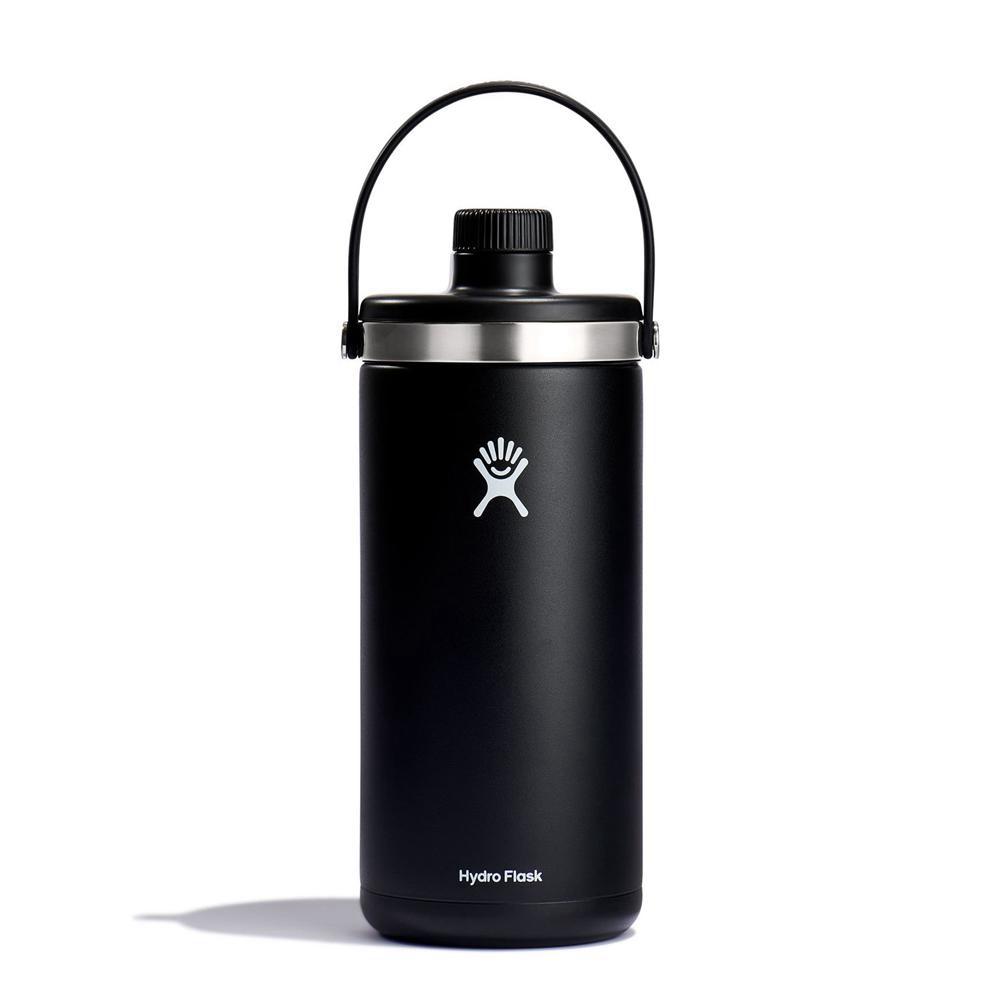 Hydro Flask 128 oz Water Bottle Black | KXPQ-51063