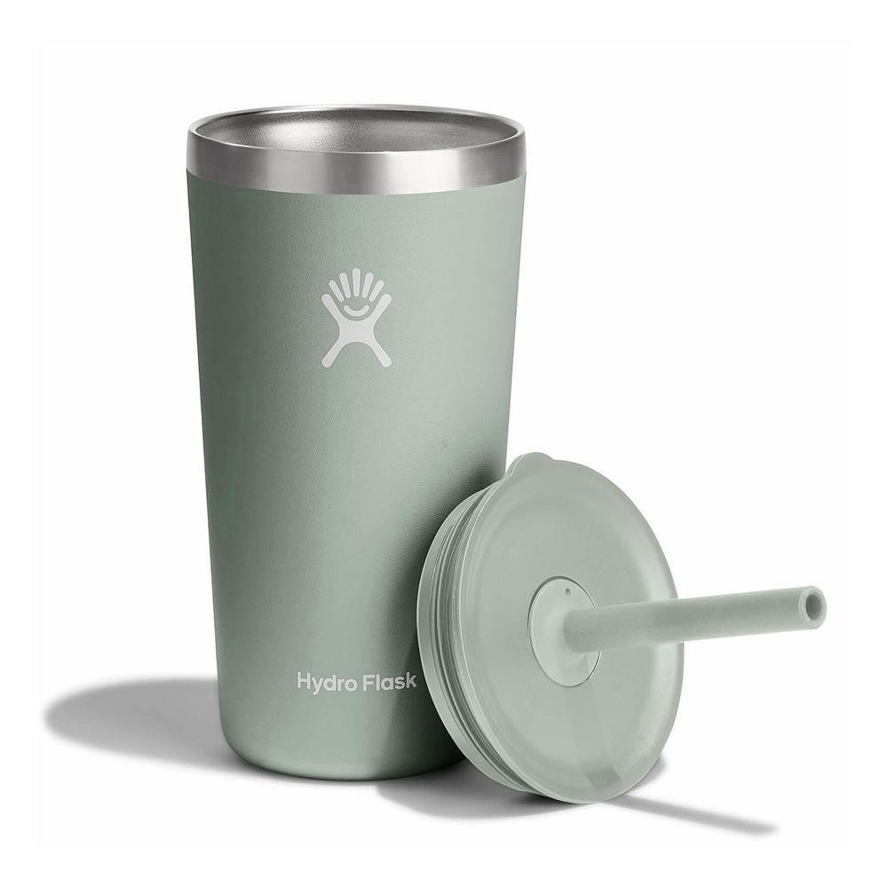 Hydro Flask 20 oz All Around™ with Straw Lid Tumbler Agave Green | BUEV-36892