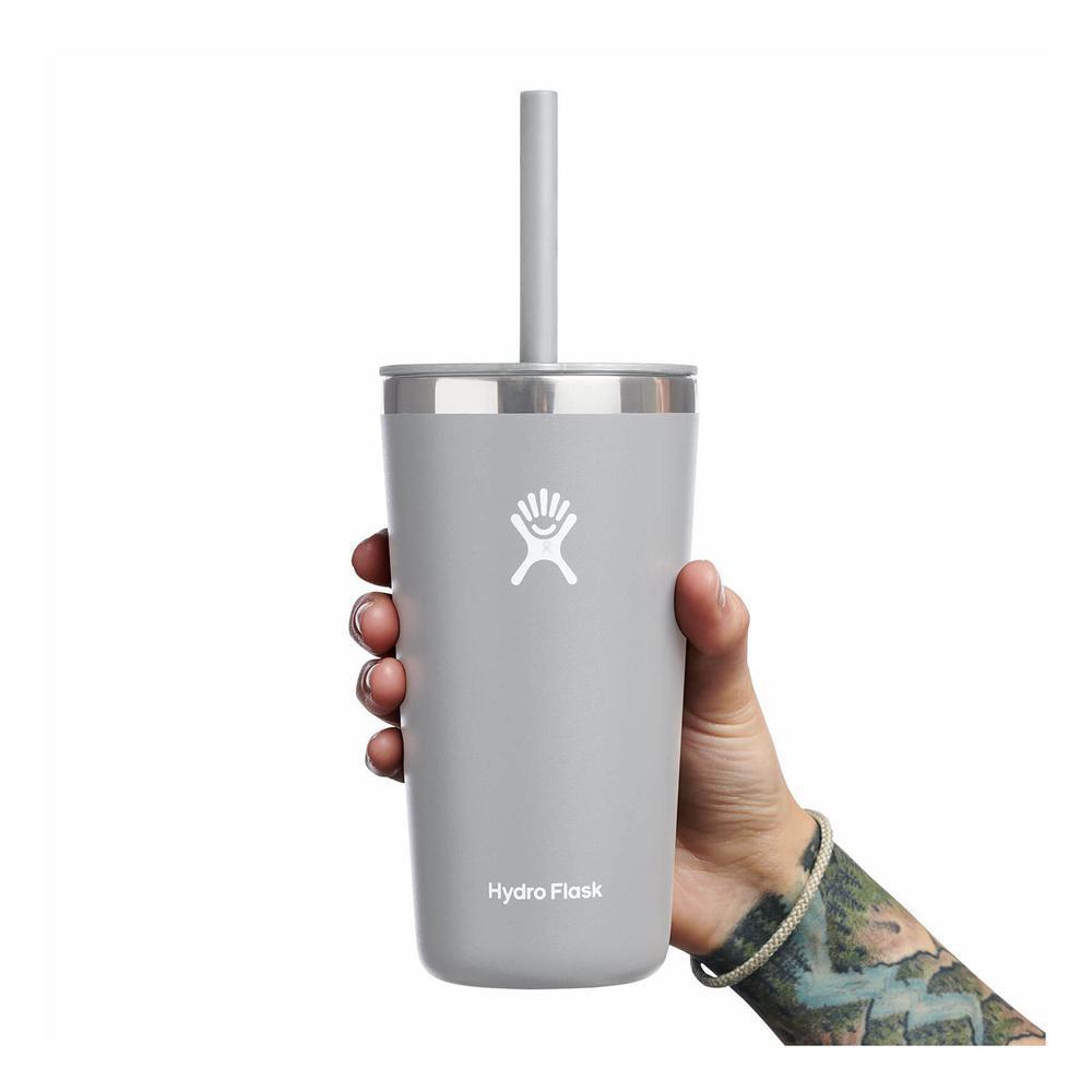 Hydro Flask 20 oz All Around™ with Straw Lid Tumbler Birch Grey | FSVJ-97150