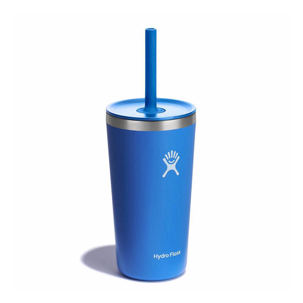 Hydro Flask 20 oz All Around™ with Straw Lid Tumbler Cascade Blue | FLAP-60495