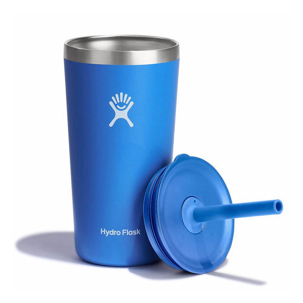 Hydro Flask 20 oz All Around™ with Straw Lid Tumbler Cascade Blue | FLAP-60495