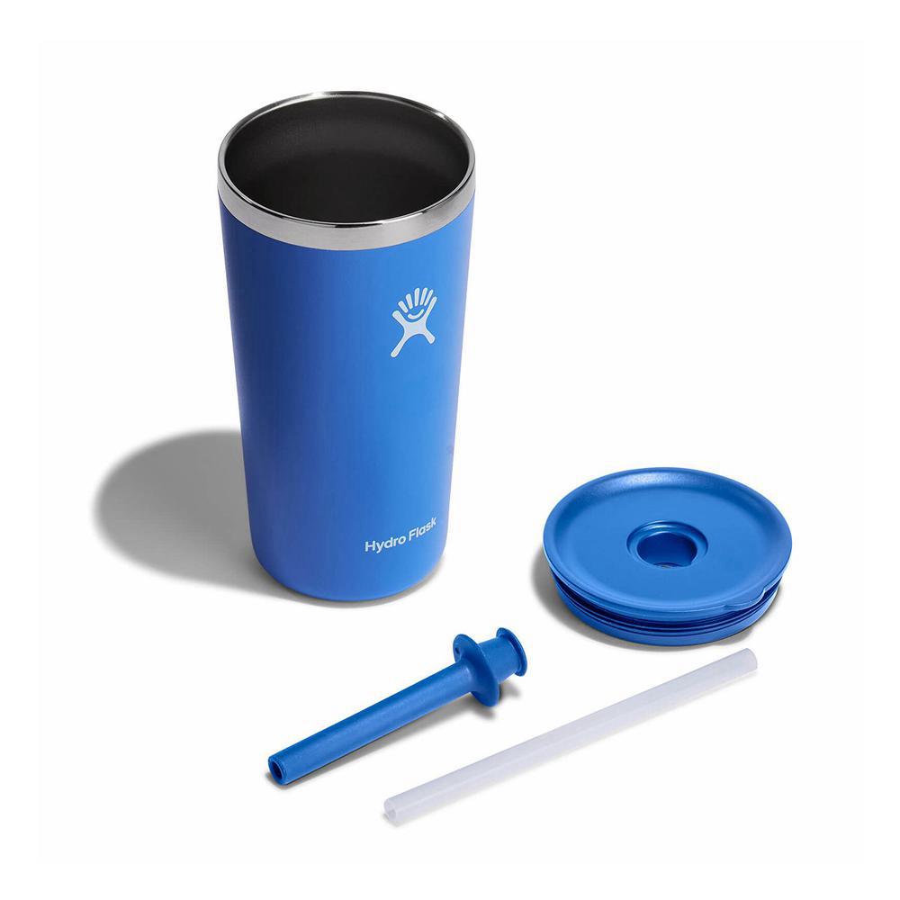 Hydro Flask 20 oz All Around™ with Straw Lid Tumbler Cascade Blue | FLAP-60495