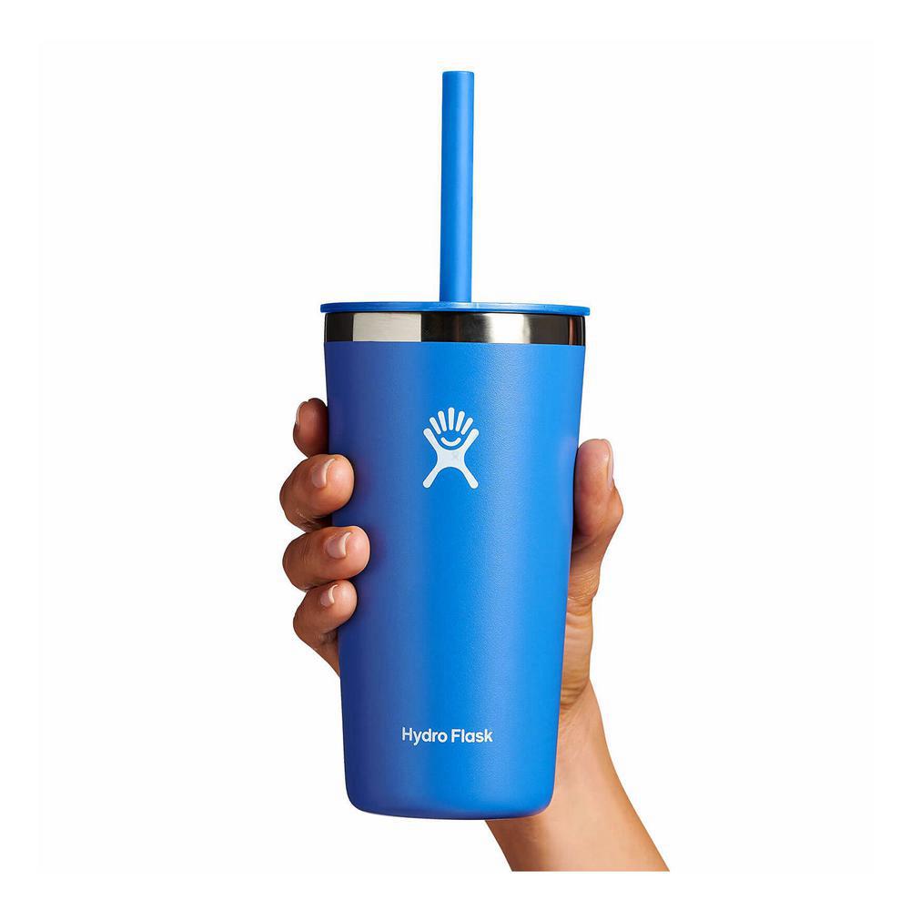 Hydro Flask 20 oz All Around™ with Straw Lid Tumbler Cascade Blue | FLAP-60495