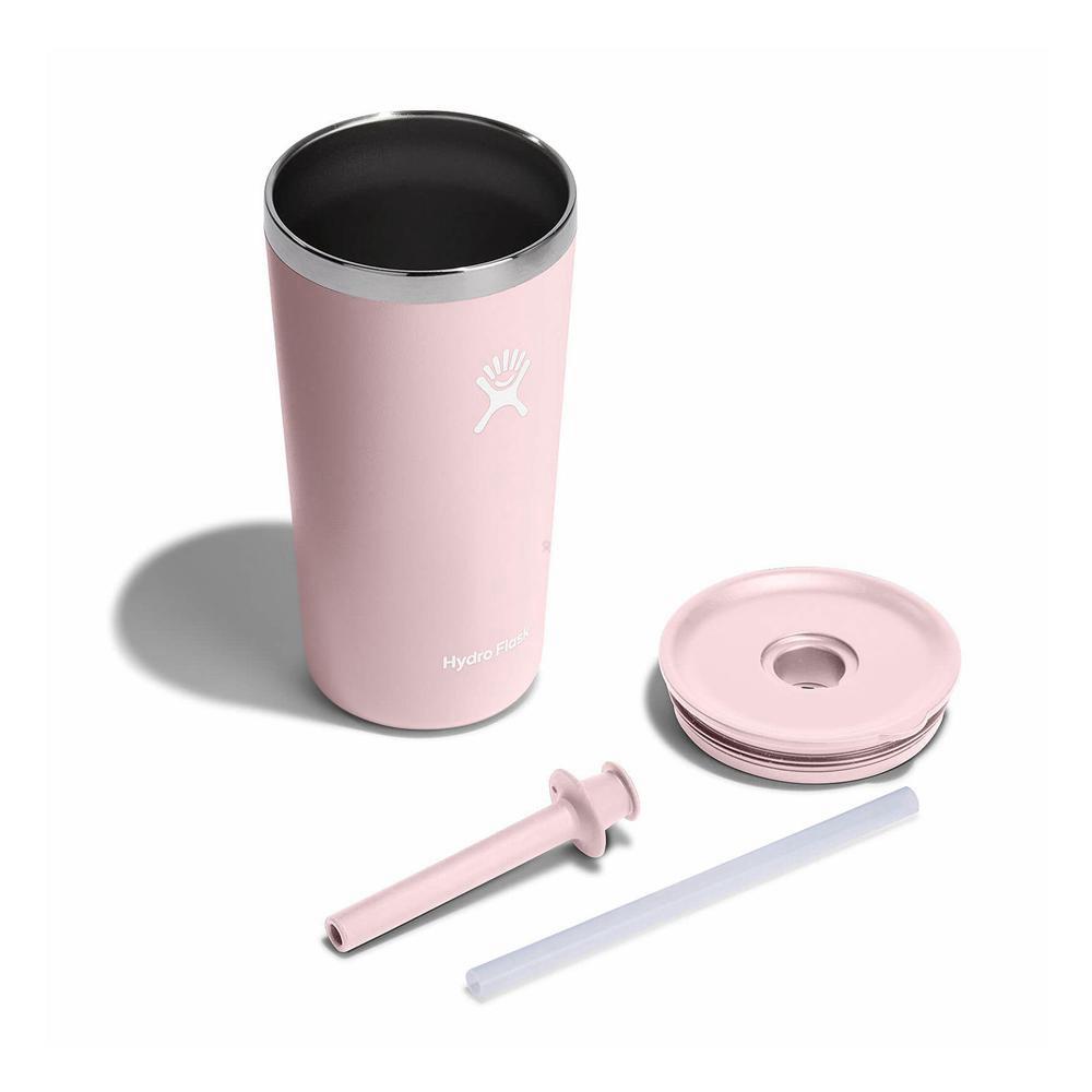 Hydro Flask 20 oz All Around™ with Straw Lid Tumbler Trillium Pink | JHXG-56729