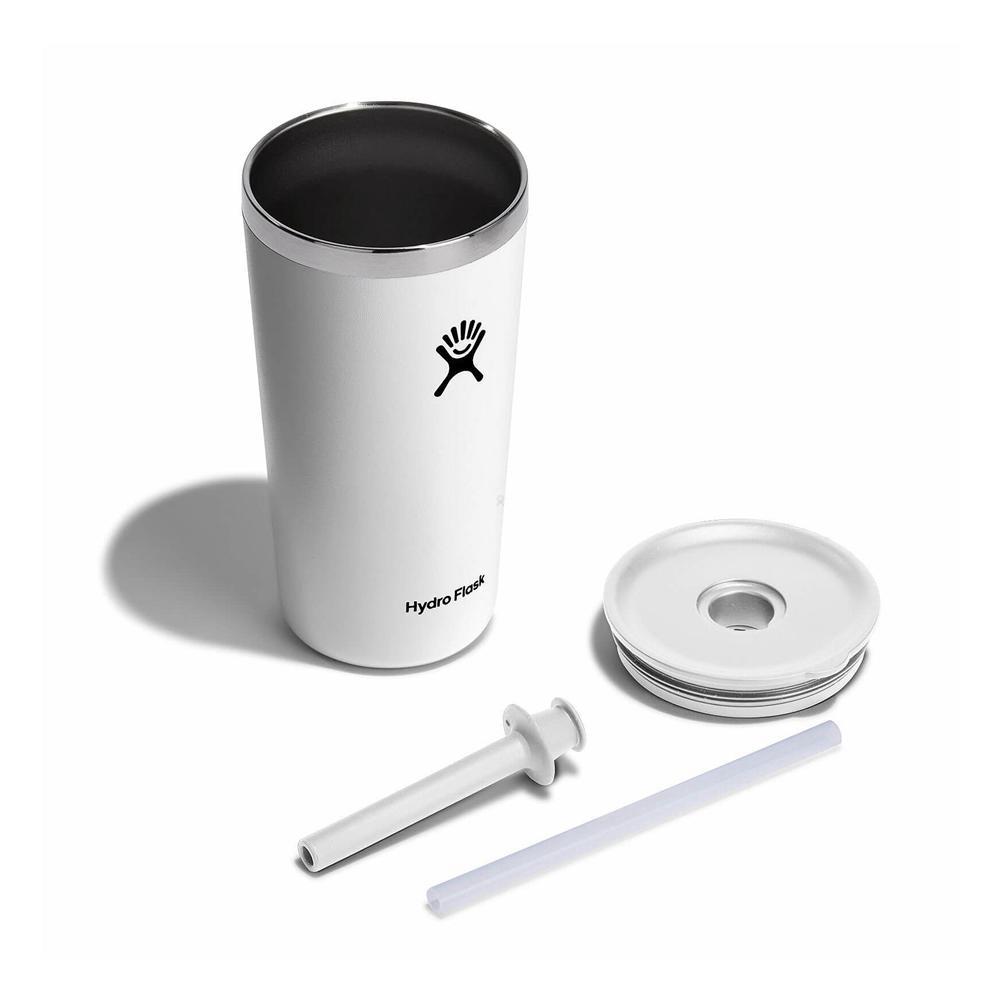 Hydro Flask 20 oz All Around™ with Straw Lid Tumbler White | HFLA-43870