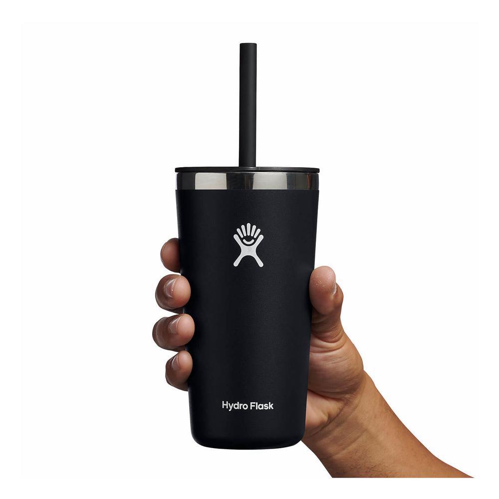 Hydro Flask 20 oz All Around™ with Straw Lid Tumbler Black | HLKB-87096