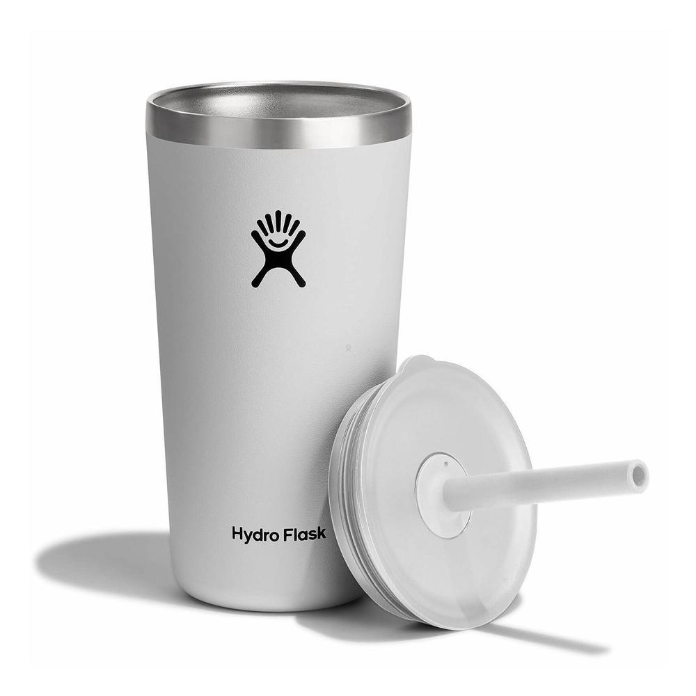 Hydro Flask 20 oz All Around™ with Straw Lid Tumbler White | LHGD-02189