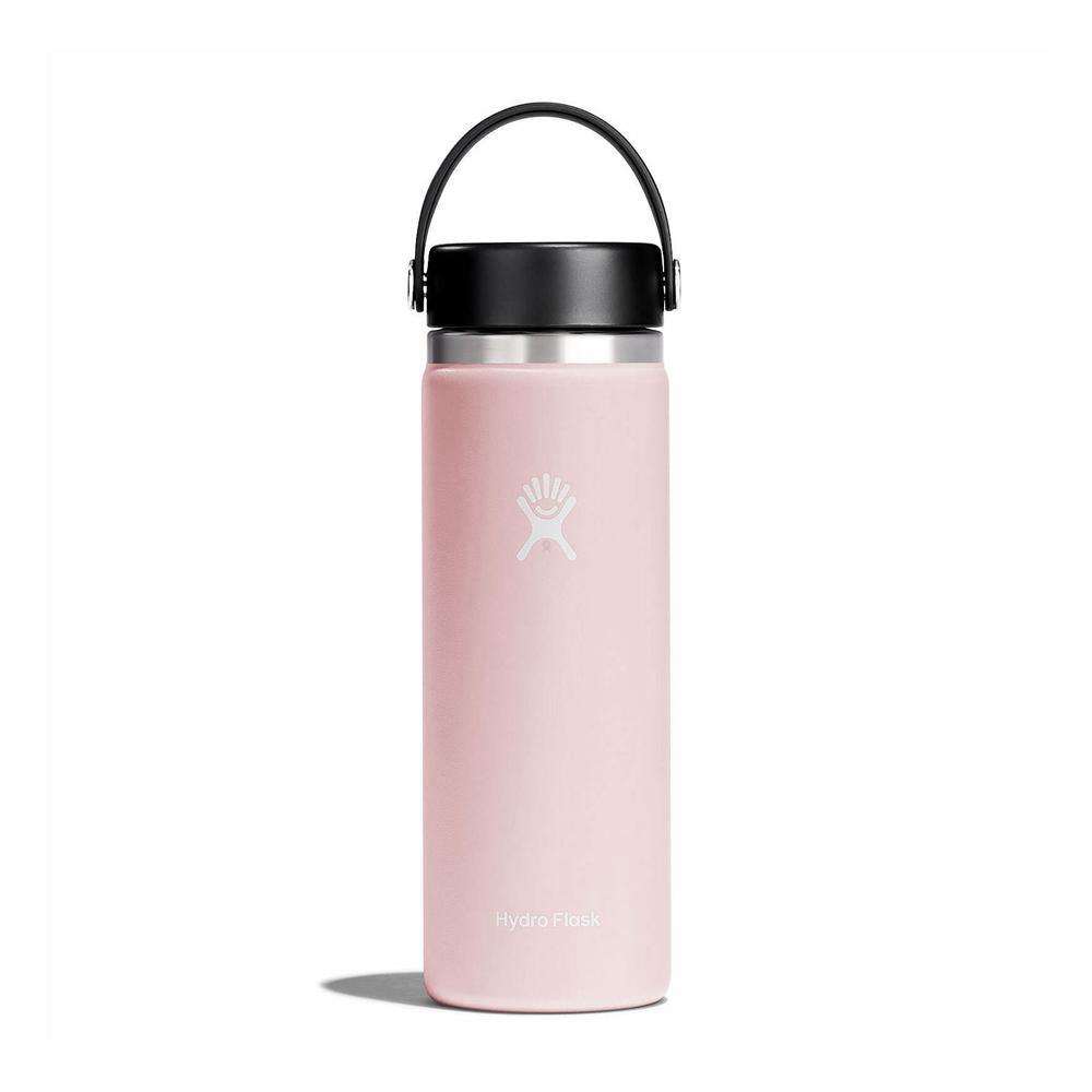 Hydro Flask 20 oz Wide Mouth: 20 oz Insulated Water Bottle Trillium Pink | XGQZ-40136