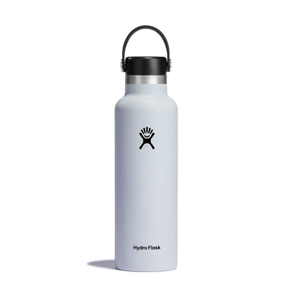 Hydro Flask 21 oz Standard Mouth: 21 oz Water Bottle White | PCLE-54726