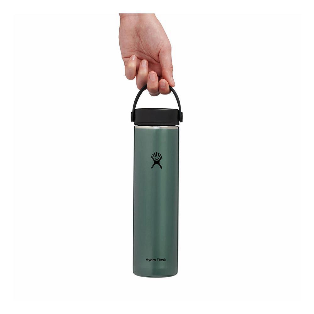 Hydro Flask 24 oz Lightweight Wide Mouth Trail Series™ Water Bottle Serpentine Green | ZBHF-14856