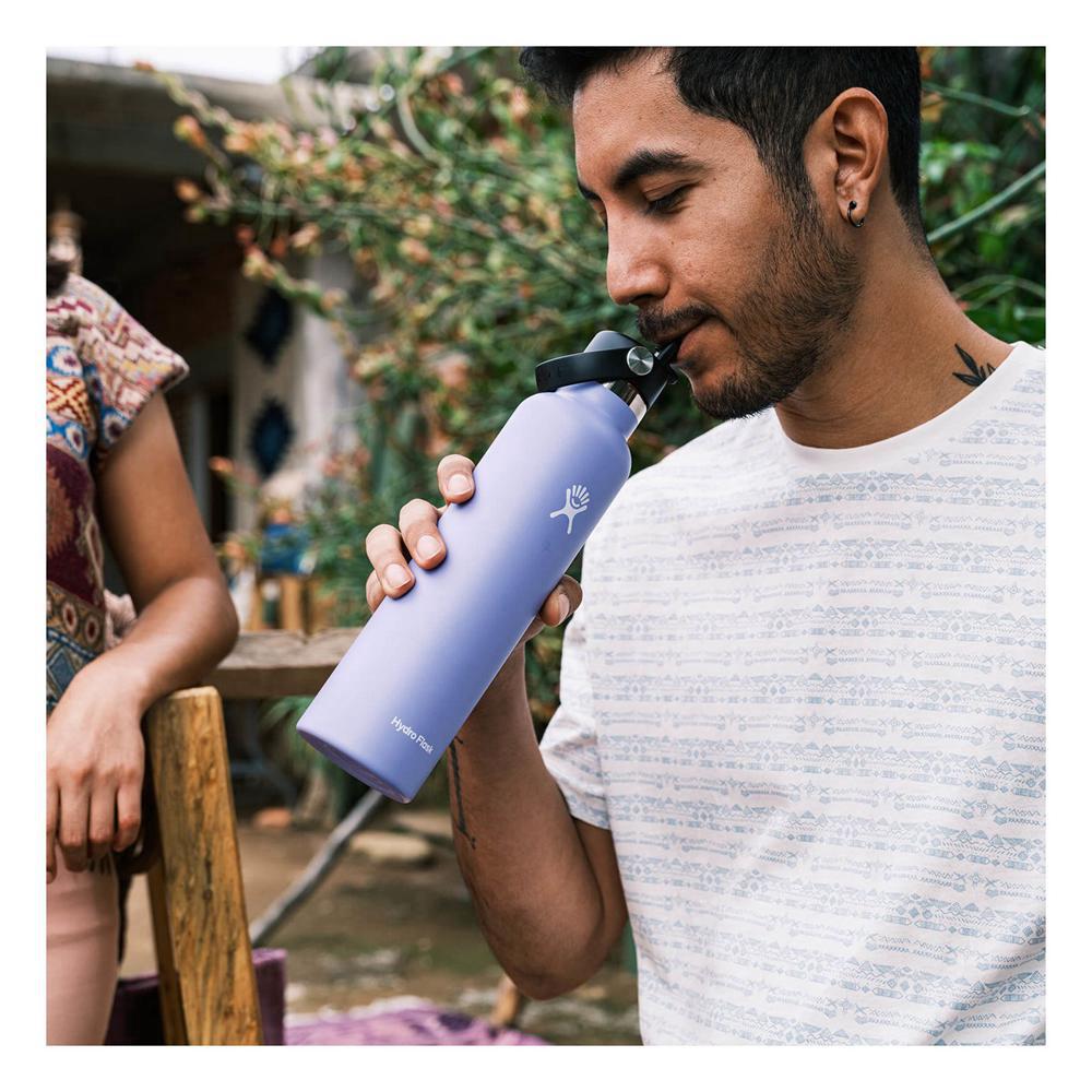 Hydro Flask 24 oz Standard Mouth with Flex Straw Water Bottle Lupine Purple | LCIF-41087