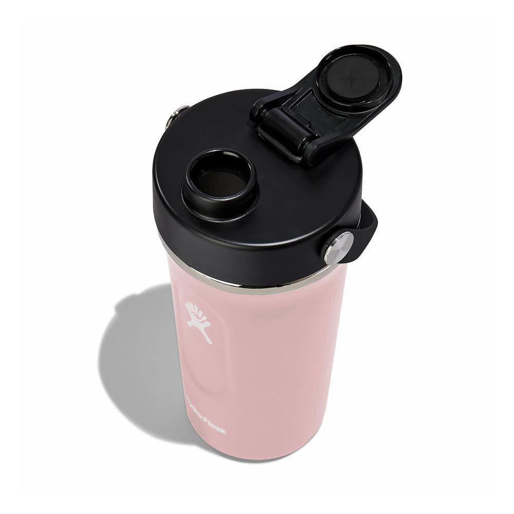 Hydro Flask 24 oz Standard Mouth with Flex Straw Water Bottle Trillium Pink | XVDR-52389