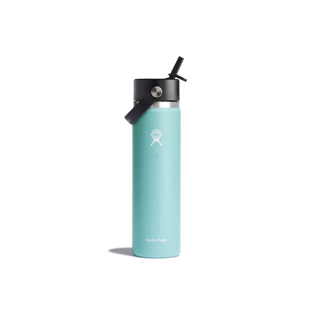 Hydro Flask 24 oz Wide Mouth w/ Flex Straw Water Bottle Black | BYGJ-67024