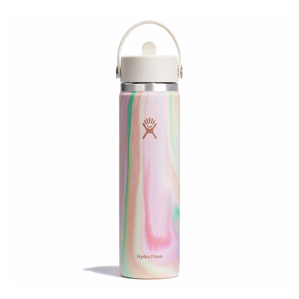 Hydro Flask 24 oz Wide Mouth w/ Flex Straw Water Bottle Sugar Crush Multicolor | HFOK-74136