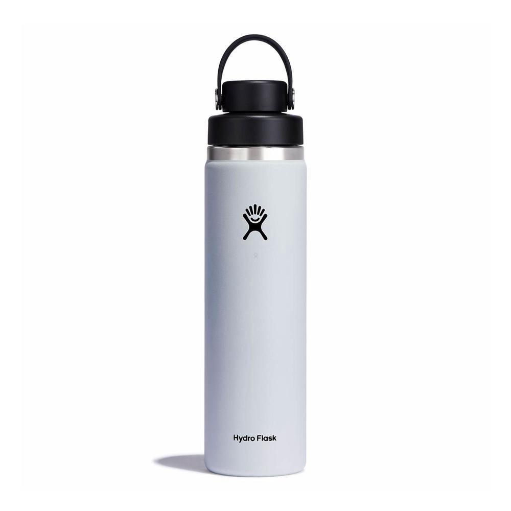 Hydro Flask 24 oz Wide Mouth with Flex Chug Water Bottle Black | TQGD-04372