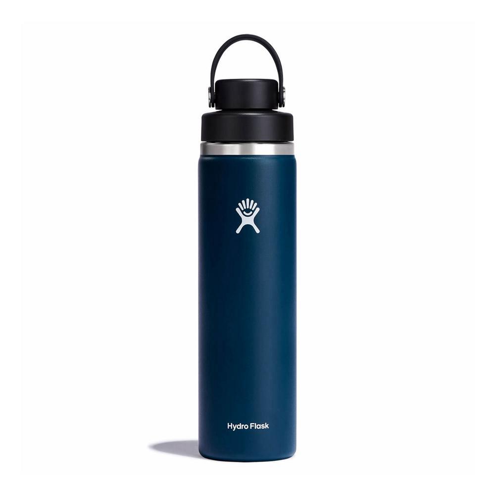 Hydro Flask 24 oz Wide Mouth with Flex Chug Water Bottle White | WBLA-87406