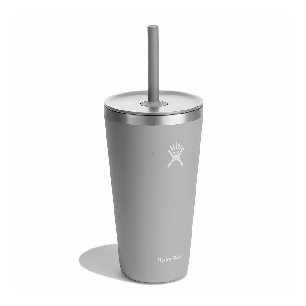 Hydro Flask 28 oz All Around™ with Straw Lid Tumbler Birch Grey | IEUD-85410