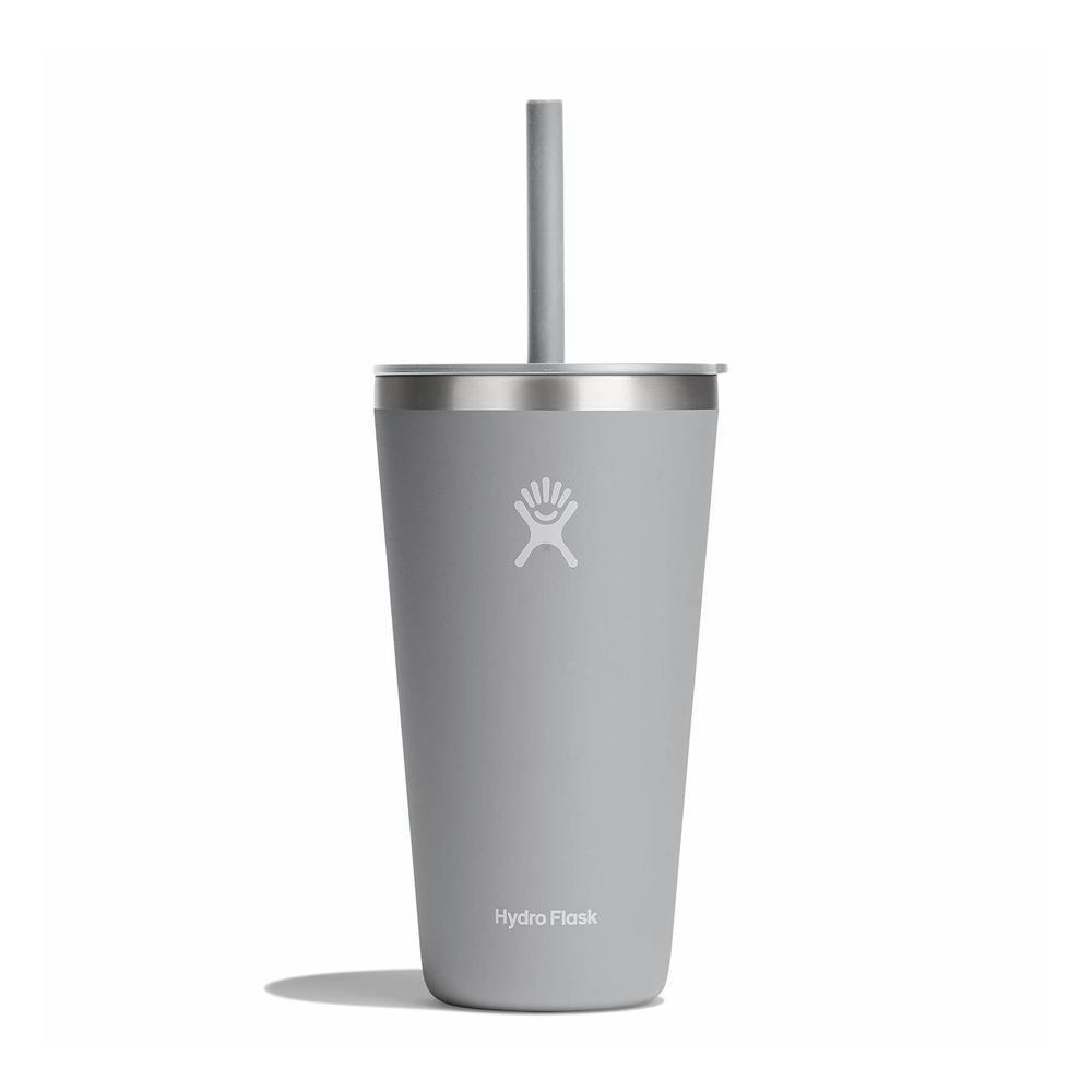 Hydro Flask 28 oz All Around™ with Straw Lid Tumbler Birch Grey | IEUD-85410