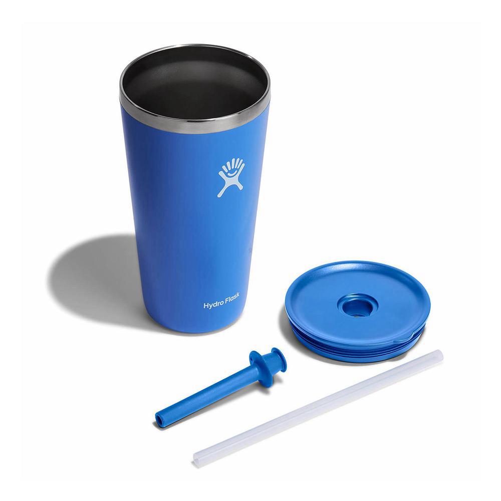 Hydro Flask 28 oz All Around™ with Straw Lid Tumbler Cascade Blue | BZCL-59480