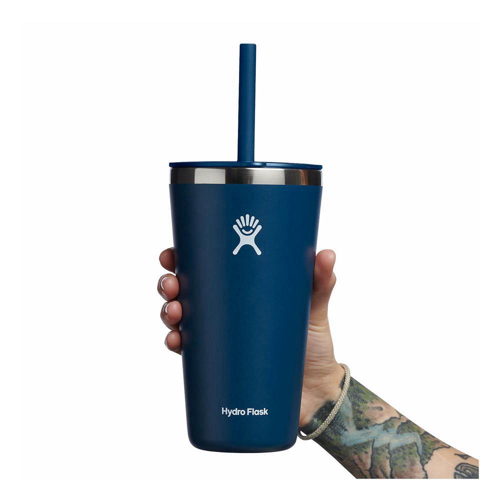 Hydro Flask 28 oz All Around™ with Straw Lid Tumbler Indigo | TSVA-95134