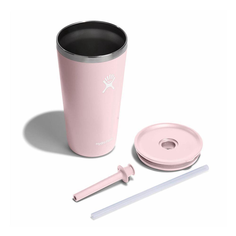 Hydro Flask 28 oz All Around™ with Straw Lid Tumbler Trillium Pink | LDJB-01384