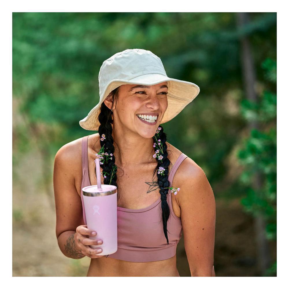 Hydro Flask 28 oz All Around™ with Straw Lid Tumbler Trillium Pink | LDJB-01384