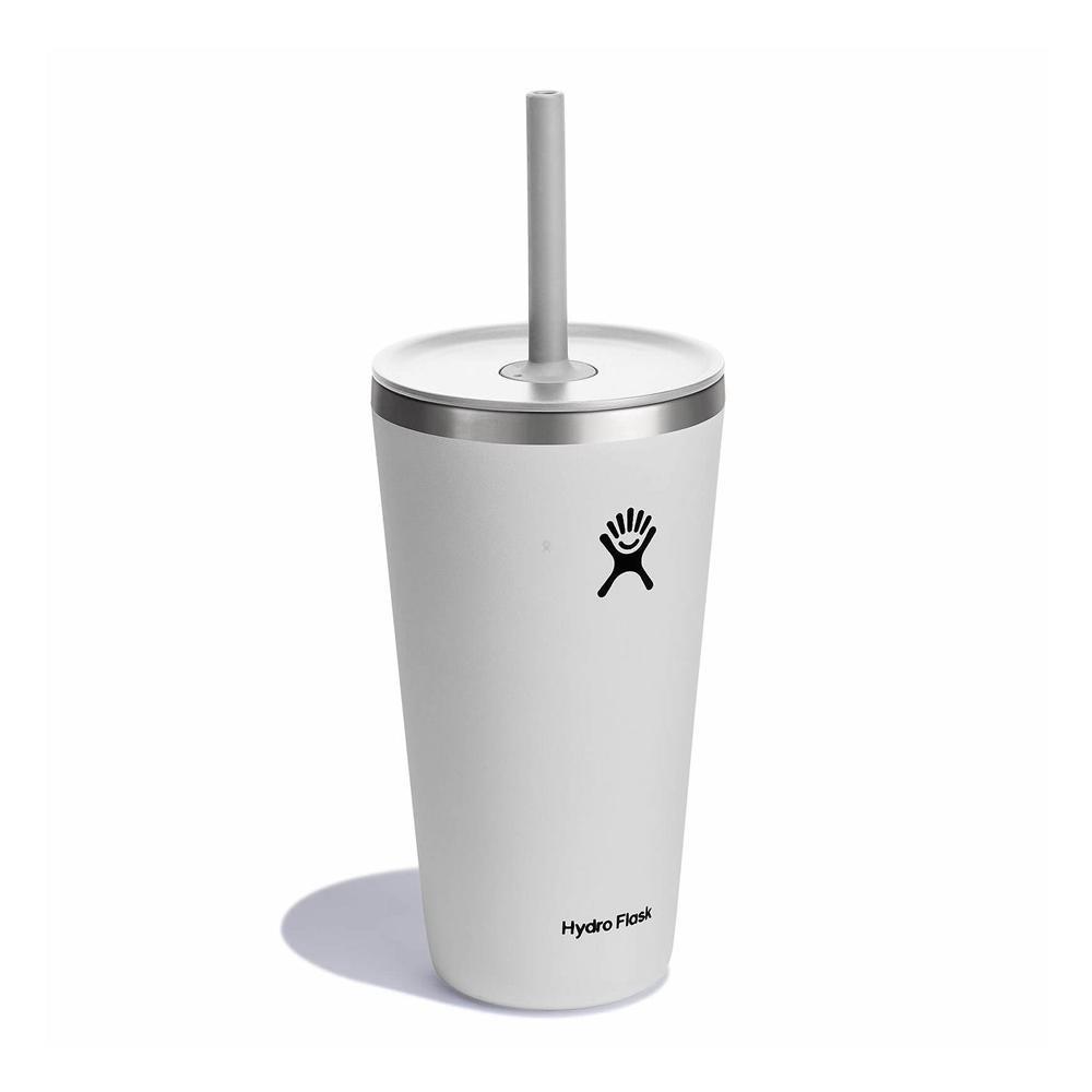 Hydro Flask 28 oz All Around™ with Straw Lid Tumbler White | NKAF-24576