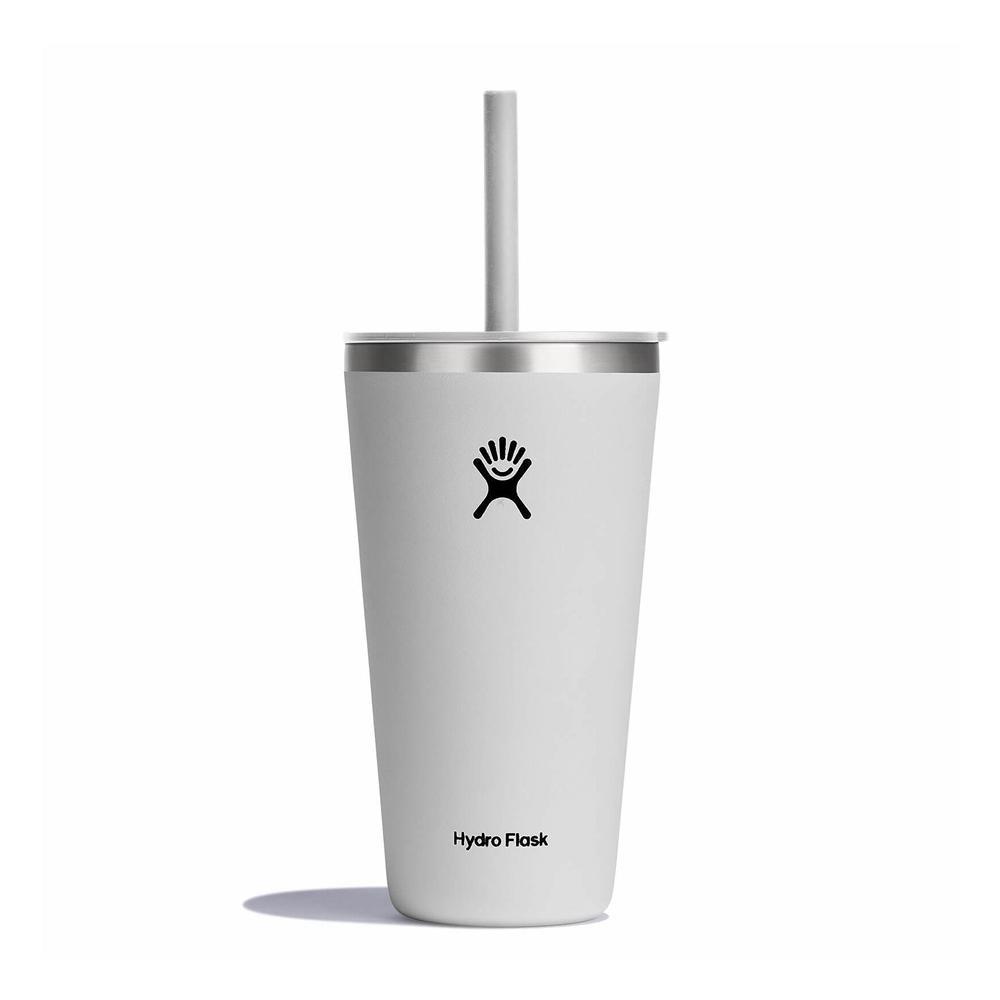 Hydro Flask 28 oz All Around™ with Straw Lid Tumbler White | NKAF-24576