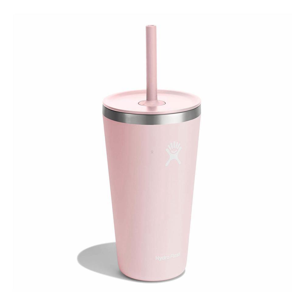 Hydro Flask 28 oz All Around™ with Straw Lid Tumbler Trillium Pink | UHCM-71935