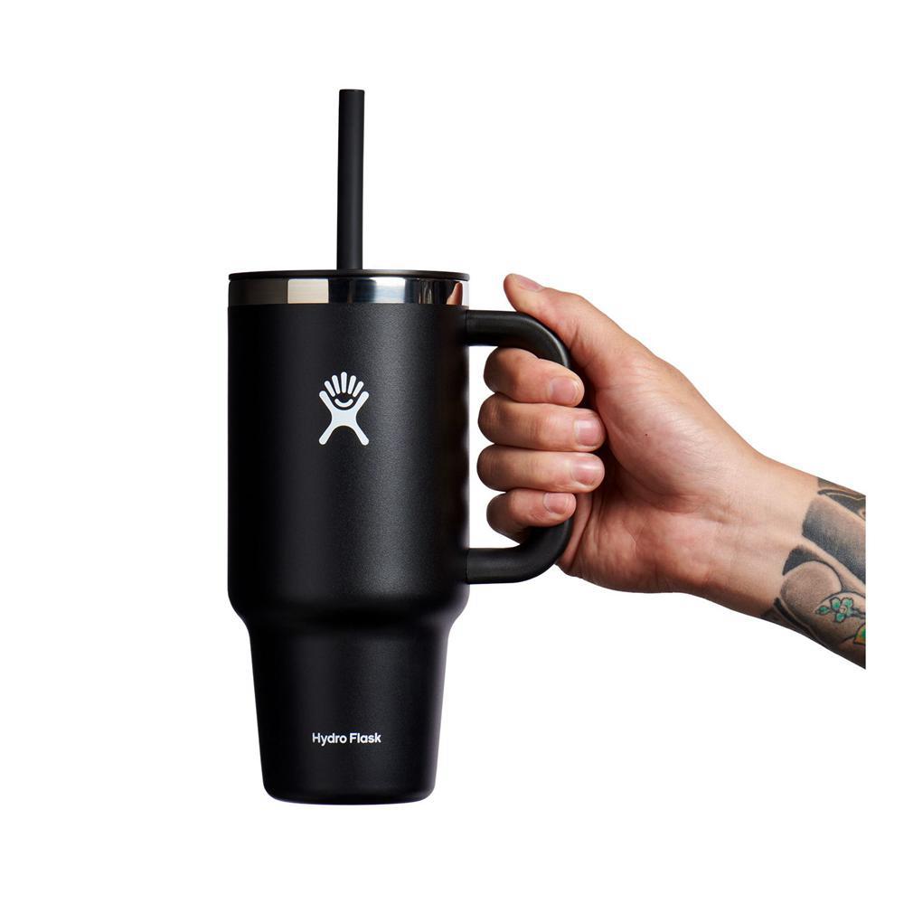 Hydro Flask 32 oz All Around™ Travel Tumbler Black | PTQS-84693