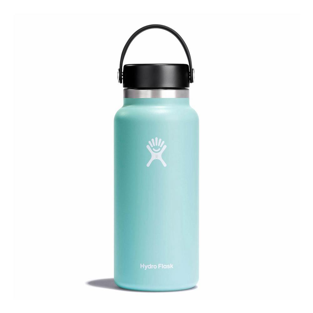 Hydro Flask 32 oz Wide Mouth: 32 oz Insulated Water Bottle Dew Turquoise | FRMT-86590