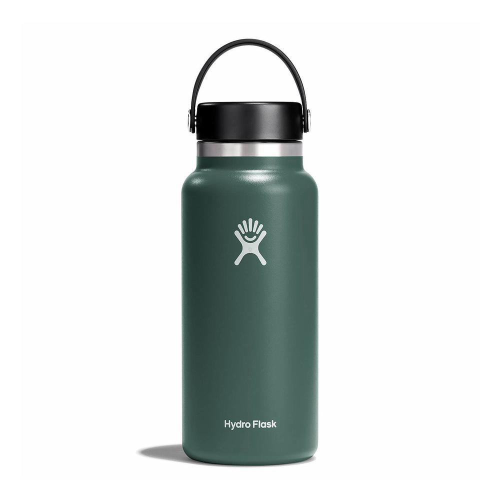 Hydro Flask 32 oz Wide Mouth: 32 oz Insulated Water Bottle Fir Green | OLJV-35687