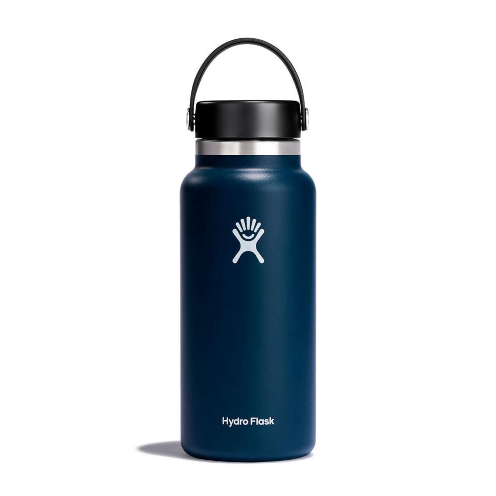 Hydro Flask 32 oz Wide Mouth: 32 oz Insulated Water Bottle Indigo | ZLJE-06514