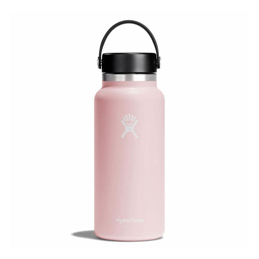 Hydro Flask 32 oz Wide Mouth: 32 oz Insulated Water Bottle Trillium Pink | XHJB-98276