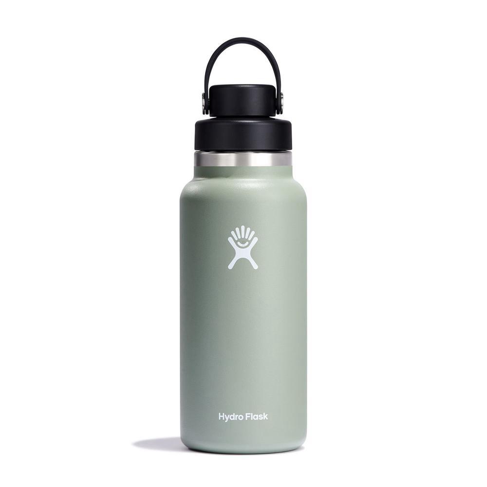 Hydro Flask 32 oz Wide Mouth With Flex Chug Water Bottle Agave Green | NCKH-26573