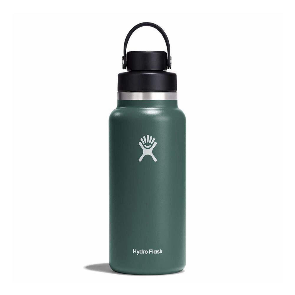 Hydro Flask 32 oz Wide Mouth With Flex Chug Water Bottle Fir Green | YCNV-07239