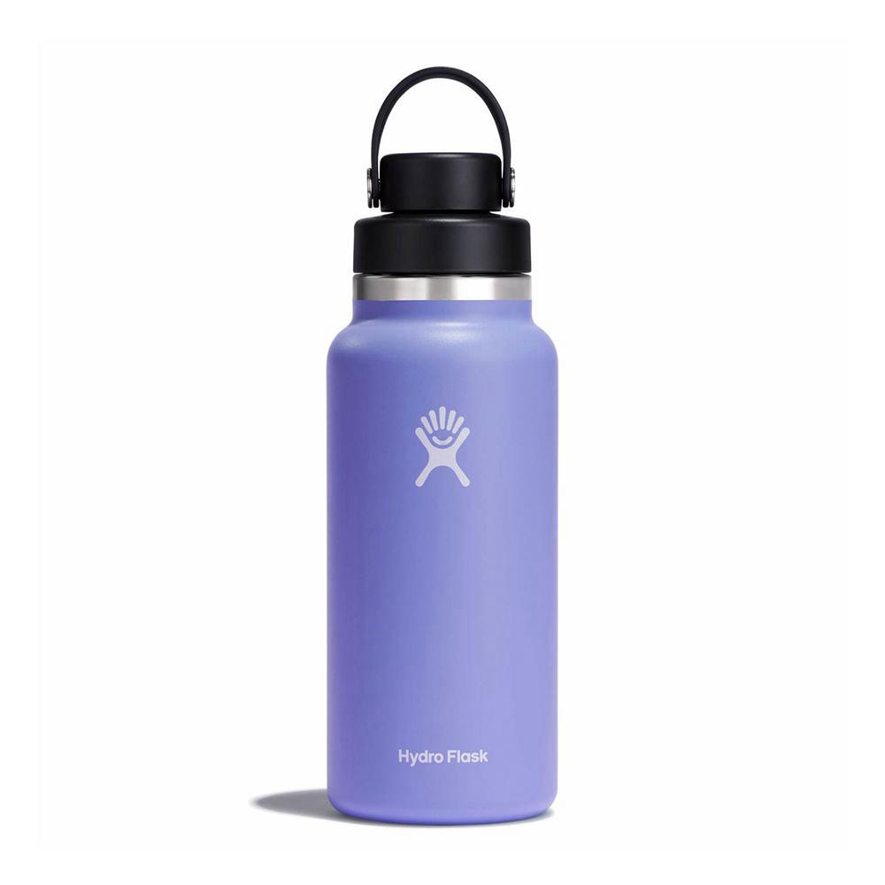 Hydro Flask 32 oz Wide Mouth With Flex Chug Water Bottle Lupine Purple | LUVI-85962