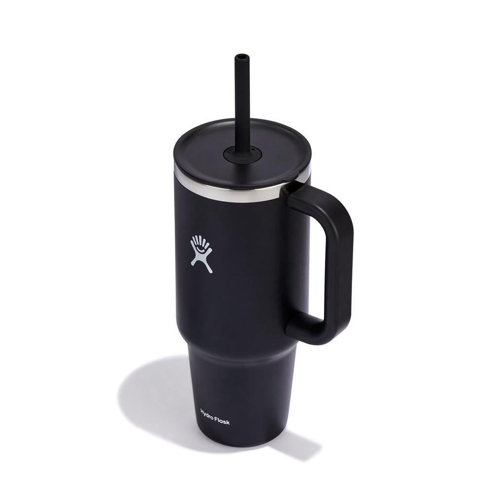 Hydro Flask 40 oz All Around™ Travel Tumbler Black | IQJF-83619